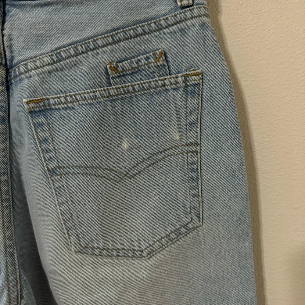 Vintage Agnelli Skater Baggy Jorts Light Wash Denim Longline Shorts USA Made-28